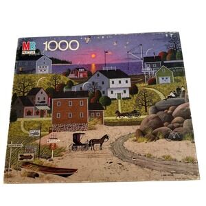 Milton Bradley Charles Wysocki Whaler's Bay 1000 Piece Puzzle 4679-5 UNCOUNTED
